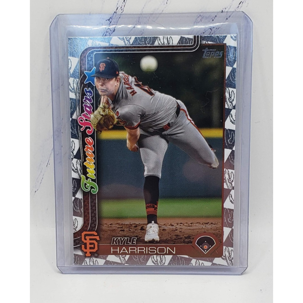 2025 Topps Series 1 Future Stars Kyle Harrison #177 Cactus Foil Giants